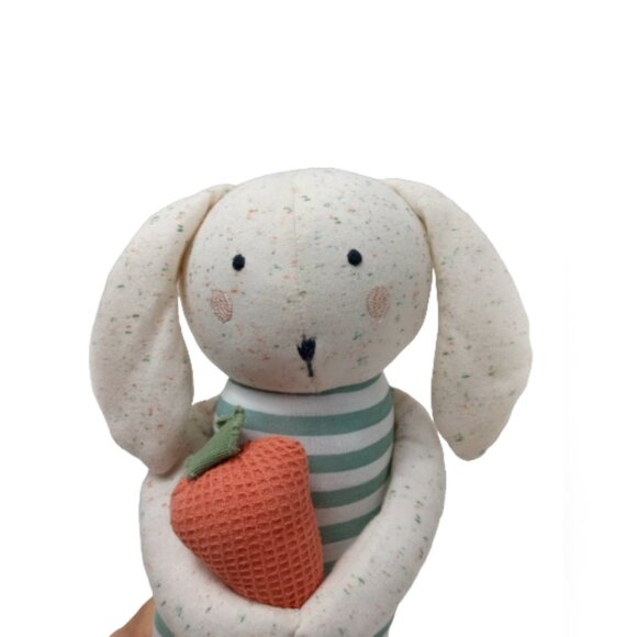 Target Pillowfort Bunny Rabbit with Carrot Figural Pillow Pal Stuffed Animal 17" - Picture 9 of 10